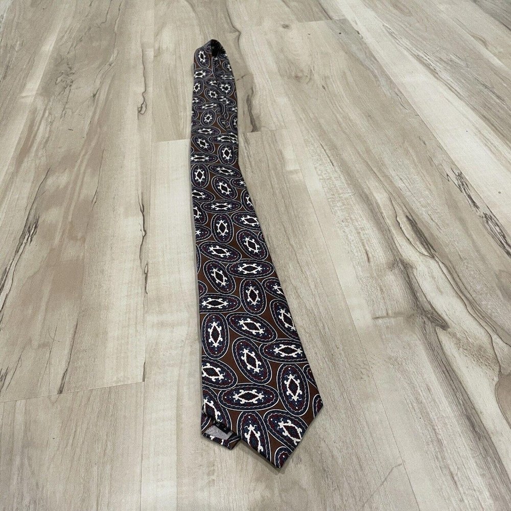 Vintage VTG Christian Dior Monsieur 100% All Silk Tie Necktie